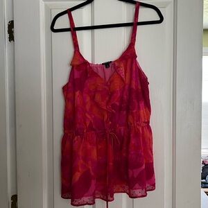 Torrid Vibrant Pink and Orange Women's Top